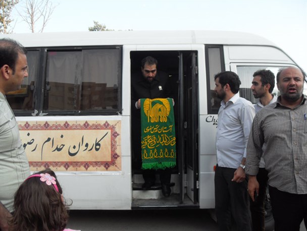 کاروان «زیر سایه خورشید» به شهرستان آزادشهر رسید + تصاویر
