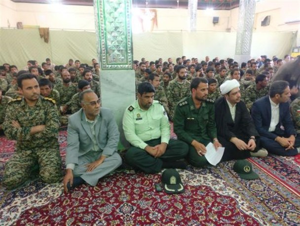 مراسم بزرگداشت شهید محسن حججی در شهرستان میرجاوه