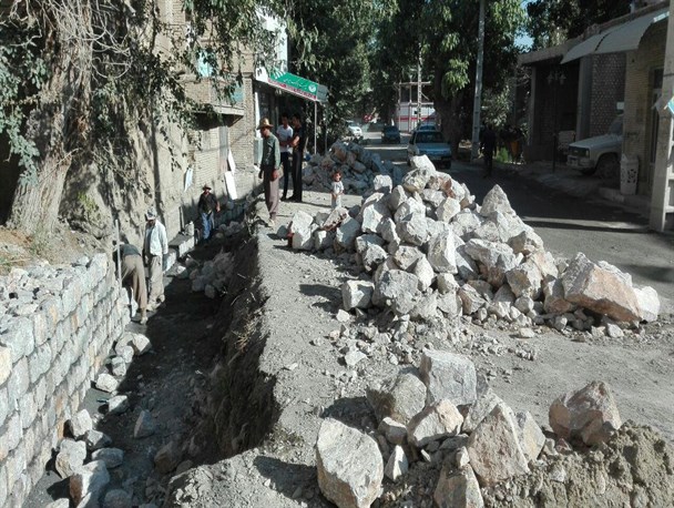 کانال آب عبوری از روستای «سوادجان  سامان» ساماندهی شد+ تصاویر