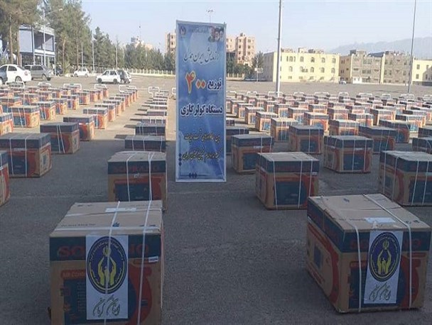 توزیع ۴۰۰ دستگاه کولر گازی بین مددجویان کمیته امداد استان کرمان