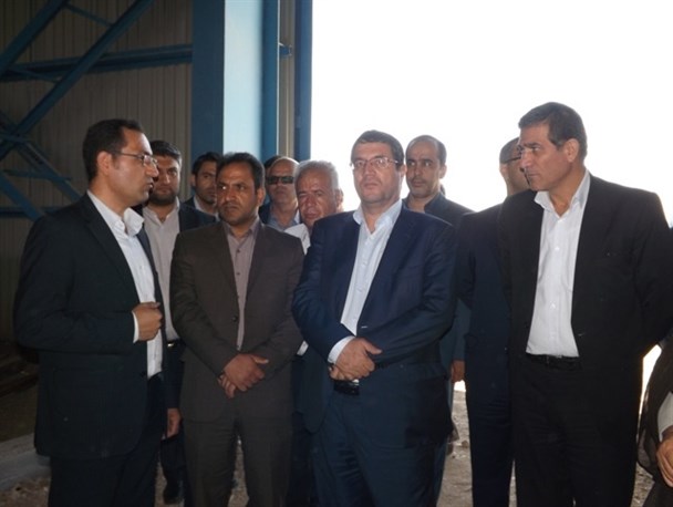 بازدید قائم مقام وزیر صنعت، معدن و تجارت از کارخانه ذوب آهن ملکان