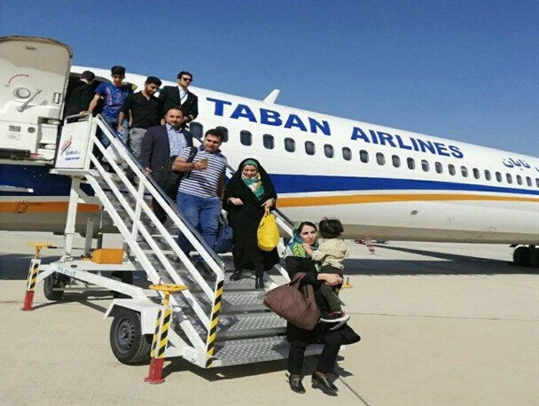 اولین پرواز با ۱۶۰ مسافر در فرودگاه‌پیام‌کرج بر زمین نشست/ تحقق بزرگترین‌خواسته‌البرز ۲.۵ میلیون نفری بعد از ۴ سال