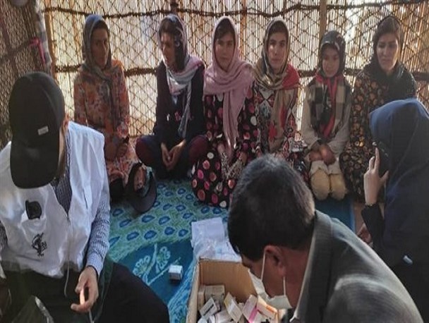 تیم‌های بهداشتی- درمانی بسیج به مناطق عشایری زاغه اعزام شدند ن دهه