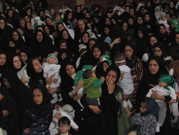 عکس/ مراسم شیرخوارگان حسینی در خرمدره