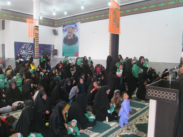 هم‌صدایی مادران نیمروزی با نوای لالایی حضرت رباب/تصاویر