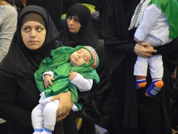 همایش شیرخوارگان حسینی در لاهیجان برگزار شد