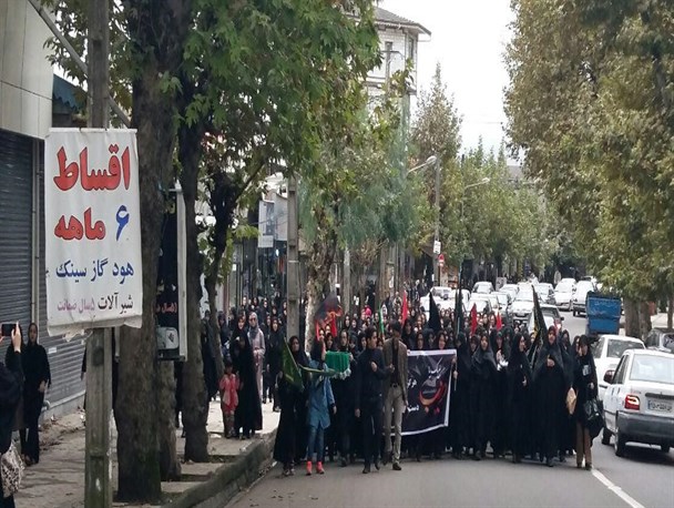 تجمع رهروان زینبی در تالش برگزار شد