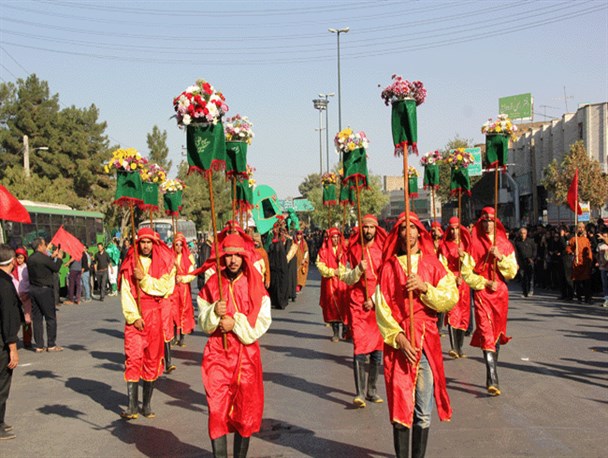 حرکت نمادین کاروان اسرای کربلا (بنی اسد) در استان تهران + تصاویر