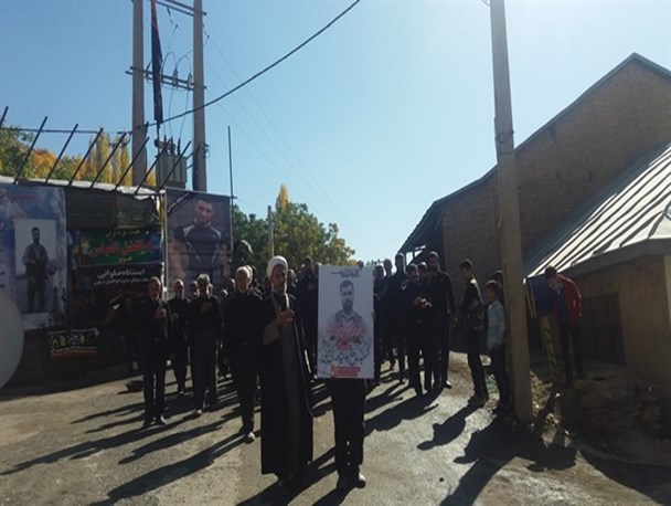 برگزاری مراسم گرامیداشت شهید مدافع حرم «سید مهدی حسینی» در روستای هویر دماوند+تصاویر