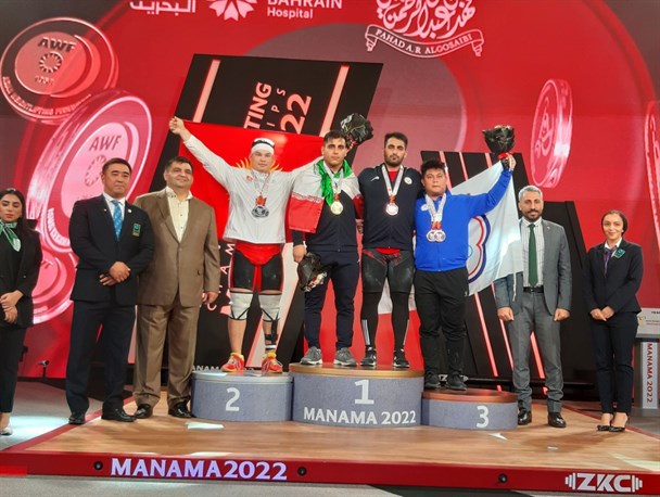 وزنه‌برداری قهرمانی آسیا| هت تریک طلایی معتمدی در یک وزن بالاتر/ عزیزی برنز یک ضرب گرفت