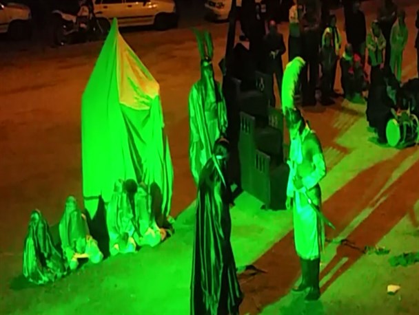 نهمین اجرای تعزیه شهادت قمر بنی هاشم در زاهدان +تصویر