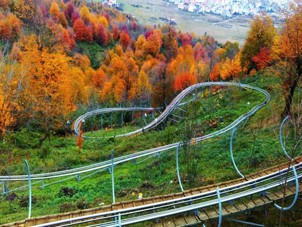 رنگ آمیزی زیبای طبیعت در سیاه داران تالش