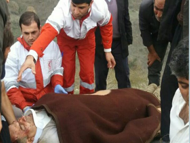 نجات جان یک شکارچی در ارتفاعات صعب‌العبور