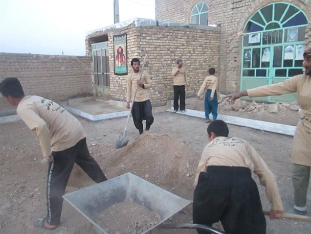 مرمت و بازسازی مسجد صاحب الزمان (عج) روستای شیرین آباد