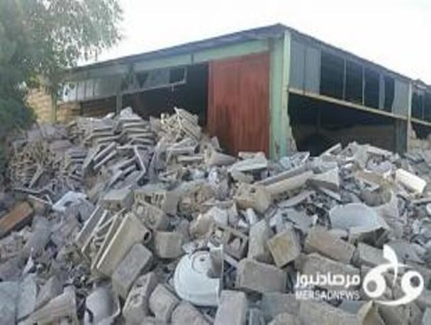 شهرک صنعتی سرپلذهاب هم با خاک یکسان شد