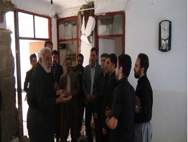 بازدید مدیریت بحران از روستای زلزله زده شهرستان سروآباد+تصاویر