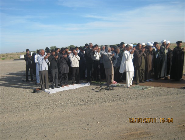 نمازطلب باران دررودباراقامه شد