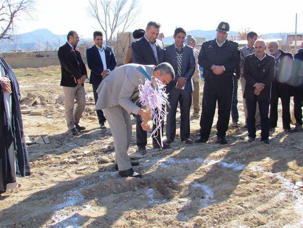 مدرسه خیرساز 3 کلاسه روستای دشت کلنگ زنی شد