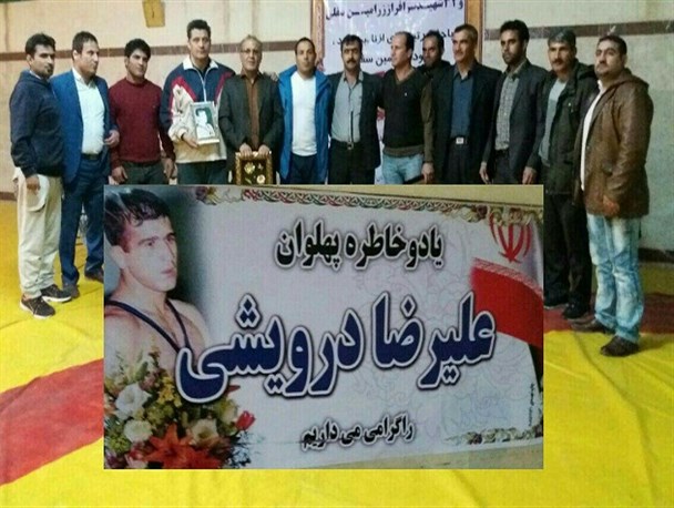 مسابقات کشتی جام شهدای روستای زرامین نهاوند برگزار شد