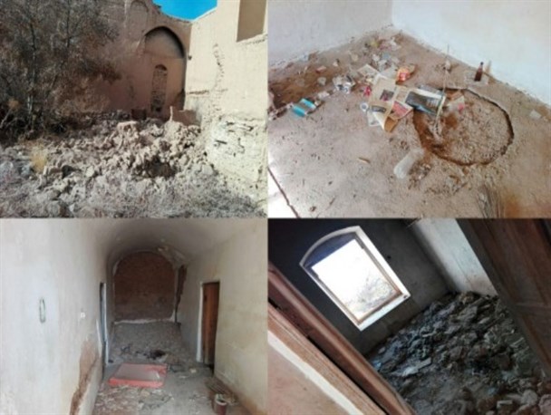 خانه های مخروبه و متروکه سمنان میراثی برای معتادان+تصاویر
