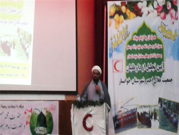 روحیه خدمت رسانی توأم با حس وظیفه دینی ویژگی بارز جمعیت هلال احمر است