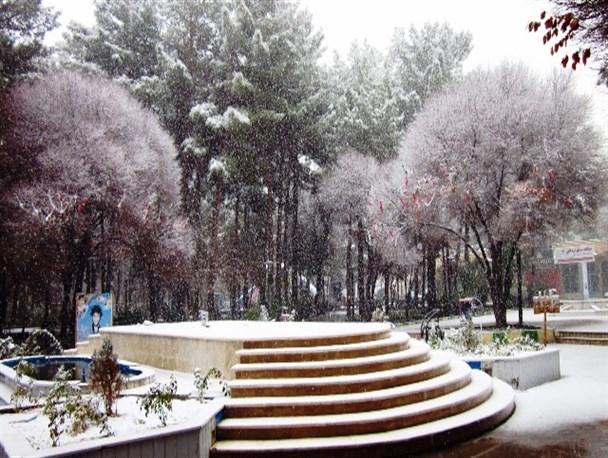 تصاویر  دیدنی از اردکان برفی
