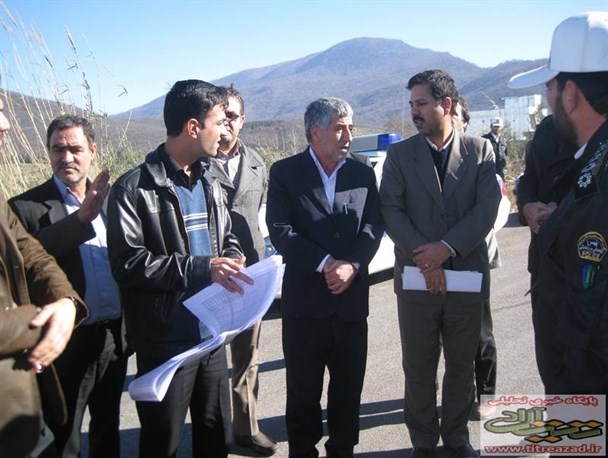 بازدید جمعی از مسئولین استانی و شهرستان آزادشهر از پروژه بزرگراه آزادشهر – نوده /+ تصاویر