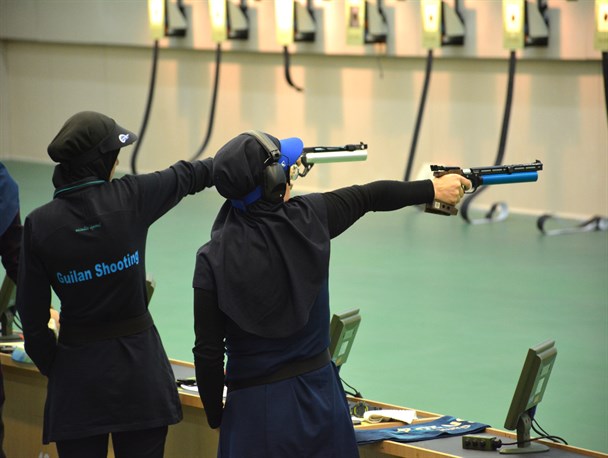 تیم همدان از گزینه های اصلی صعود به لیگ برتر تیراندازی کشور است