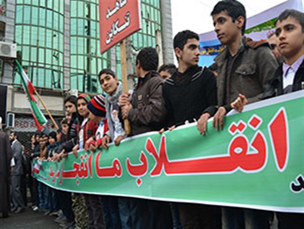 تصاویر/بانگ مرگ برآمریکا با تمام وجود امروز در تنکابن طنین انداز شد
