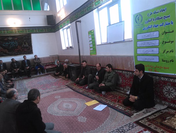 طرح بسیج همگام با کشاورز در سراب اجرا شد