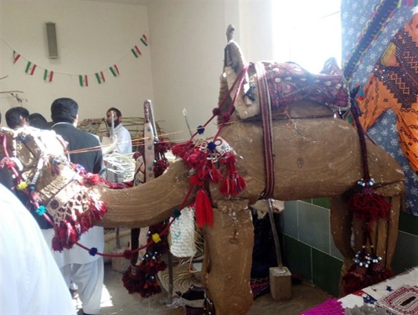 نمایشگاه صنایع دستی و عکس شهدا  جلگه چاه هاشم دلگان