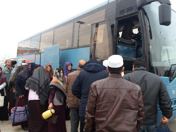 94 زائر اولی بالای 40 سال گمیشانی عازم مشهدالرضا شدند