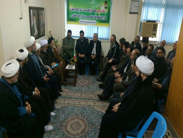 آئین معارفه مسئول ستاد اقامه نماز رضوانشهربرگزار گردید+تصاویر