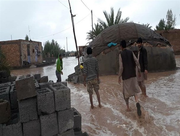 امدادرسانی به ۲۳۵ نفر گرفتار در سیلاب سیستان وبلوچستان/ از ناپدید شدن ۲ نفر تا امدادرسانی جهادی بسیجیان به سیل زدگان