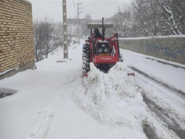 بازگشایی ۱۲۱ محور روستایی در کرمانشاه