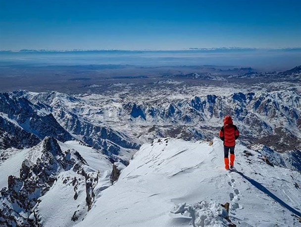 تصاویر کارت پستالی از بارش برف در استان یزد