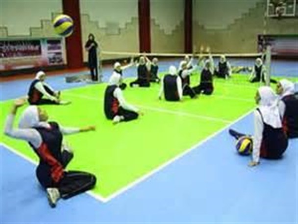 کسب مقام چهارم والیبال نشسته بانوان همدانی در مسابقات مرحله نهایی لیگ