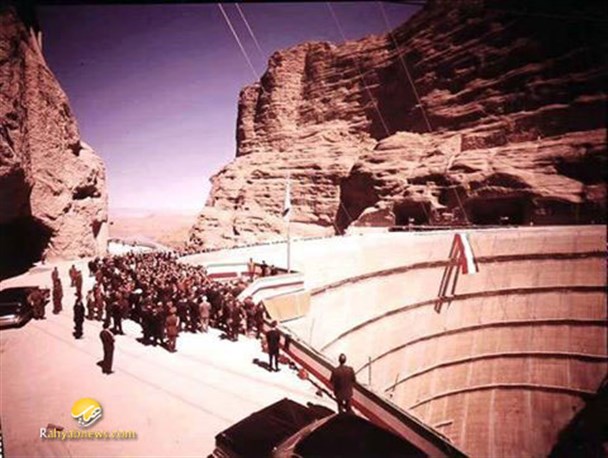 عکس/افتتاح سد در سال ۱۳۴۱