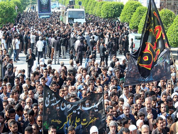 اجتماع بزرگ فاطمیون در هشتبندی از نگاه دوربین