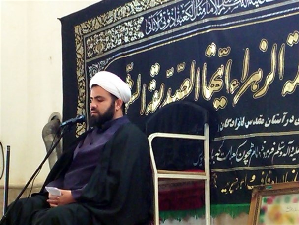 مراسم عزاداری شهادت حضرت فاطمه (س) در امام‌زاده‌ مهدی(ع) هرسین+تصویر