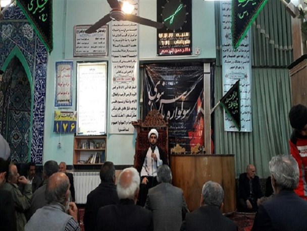 مراسم شام غربیان بانوی دو عالم و تجلیل از سادات+تصاویر