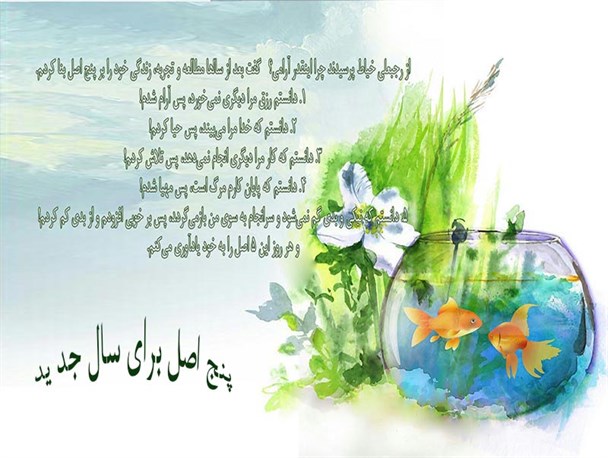 پنج اصل برای سال جدید