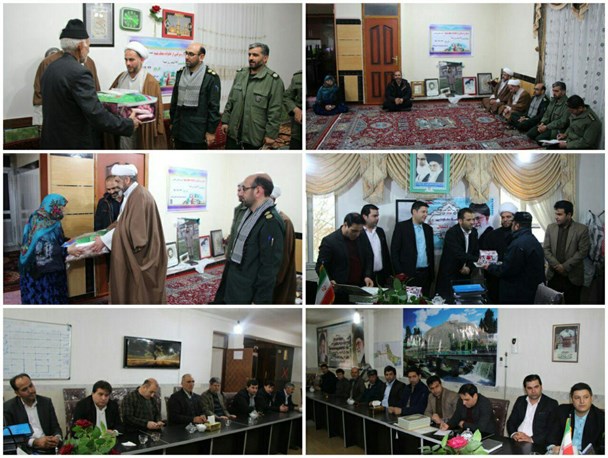 دیدار و تجلیل از خانواده های شهدا در اصلاندوز+تصاویر