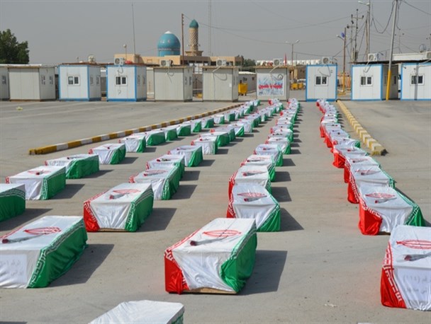 بازگشت ۱۱۸ شهید دفاع مقدس در شلمچه به روایت تصویر