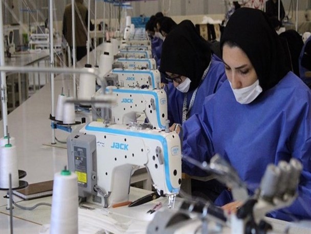 بسیج و معین های اقتصادی پای کار تولید ماسک در استان کرمان