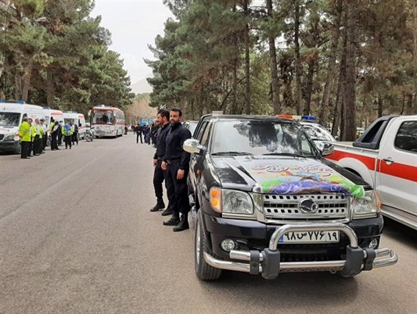 مانور ستاد خدمات سفرهای نوروزی استان کرمانشاه برگزار شد