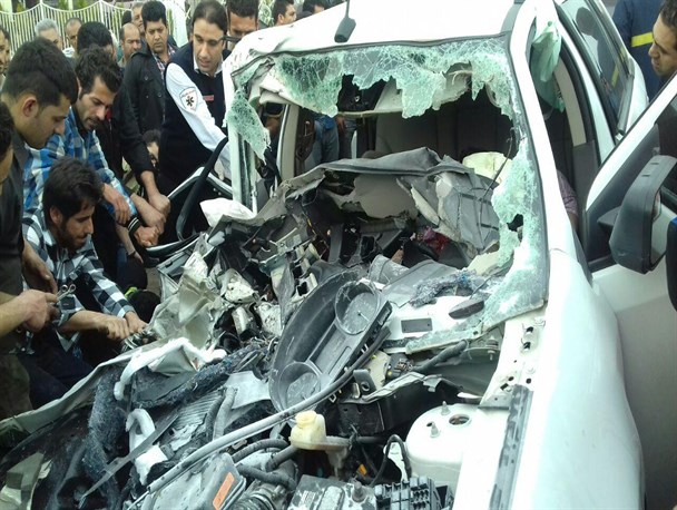 تصادف مرگبار در جاده رشت – انزلی + تصاویر