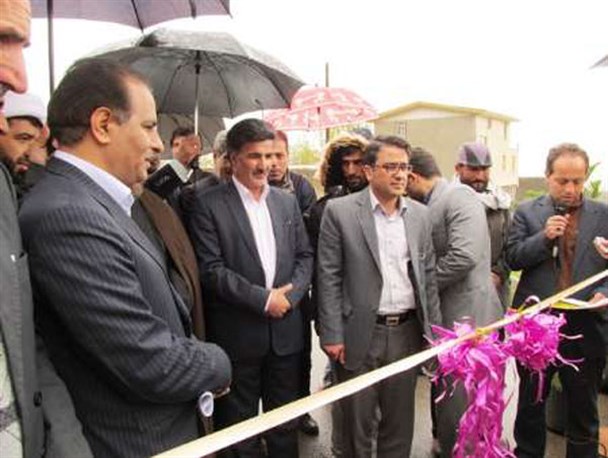افتتاح طرح بهسازی شهرک گلستان روستای آرتیمان در تویسرکان
