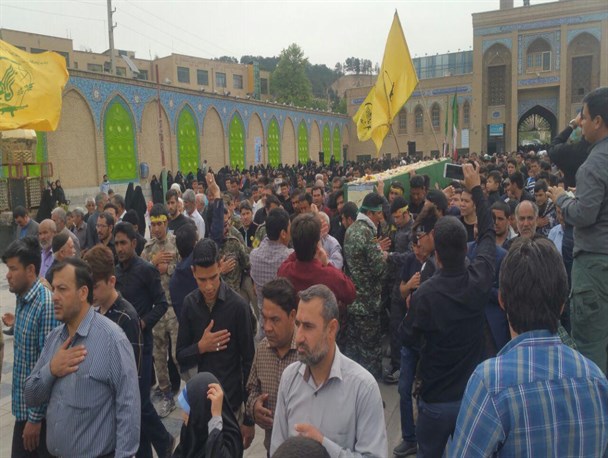 پیکر شهید «عباس جعفری»در پیشوا تشییع شد