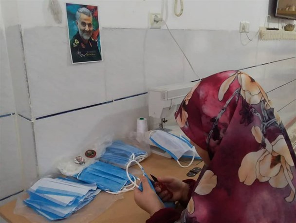 دختر 8 ساله مهریزی پا به میدان مبارزه با کرونا گذاشت